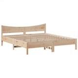 vidaXL Okvir kreveta bez madraca 180 x 200 cm od masivne borovine | shoptok.hr
