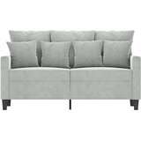  Dvosjed svjetlosivi 120 cm baršunasti | shoptok.hr