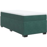 Maison Chic Box spring postelja - Vzmetna postelja z vzmetnico temno zelena 80x200 cm žamet SL16789, (21893260) Cene
