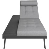 Bessagi Garden Vrtni Ležalnik Avolina, Z Blazino, Temno Siva | Shoptok.si
