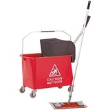 PROFI DEPOT Profesionalni komplet za čiščenje tal Profi Depot (15 l, rdeč) Cene