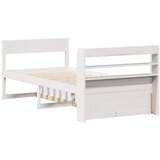  Okvir kreveta bez madraca bijeli 90 x 200 cm masivna borovina | shoptok.hr