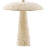 Bež lončena LED namizna svetilka (višina 25,5 cm) Consett –