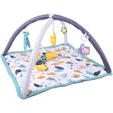  Edukativna podloga za igru za bebe s lukovima, jastukom i igračkama, 82 x 82 cm | shoptok.hr