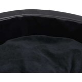 vidaXL Krevet za pse crni 79 x 70 x 19 cm od pliša i umjetne kože | shoptok.hr