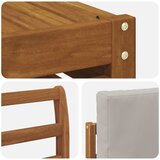  Set vanjskih sofa 10 kom. Prirodna i svjetlosiva | shoptok.hr