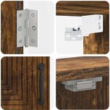 Kabinet za mete HAARLEM Dimljeni hrast 52,5 x 10,5 x 53,5 cm | shoptok.hr
