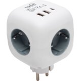 Home Razdelilnik s 3 vtičnicami, 3 x USB, kocka - CUBE1 | Shoptok.si