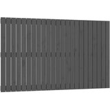  Zidno uzglavlje sivo 147x3x90 cm od masivne borovine | shoptok.hr