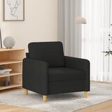  The Living Store Fotelj črn 60 cm blago - Fotelj, (21501724) Cene
