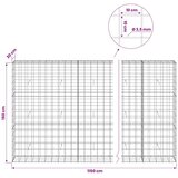  Gabion s žicom debljine 3 5 mm i mrežom 10x10 cm 1150x30x150 cm - 30 cm 150 cm 1150 cm | shoptok.hr