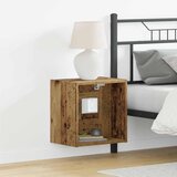  Floating Shelf with LED Light s policom Smeđa 40 x 28,5 x 40 cm | shoptok.hr