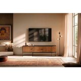 MOME TV omarica iz masivnega manga v naravni barvi 160x55x40 cm Curve – | Shoptok.si