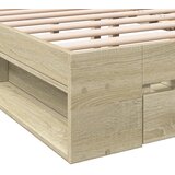  Okvir za krevet s ladicama boja hrasta 120x190 cm drveni | Eponuda.com