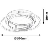Rabalux selena ugradno/nadgradna plafonjera led 40W 3200lm 4000K | ePonuda.com