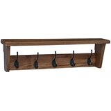  Vješalica Smeđa 50 x 10 x 14 cm Čvrsto mahagonijsko drvo | shoptok.hr