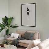  Slika - Torch Shaped Like an Inverted Eiffel Tower 60x90 U crnom drvenom okviru | shoptok.hr