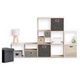 5five Organizator KUTIJA ZA ODLAGANJE MODUL 31x31x15 cm POLIPROPILEN SVIJETLO SIVA | shoptok.hr
