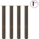  Noge za barski stol 4 kom. Prirodni čelik 90-92 cm Čelik | shoptok.hr