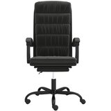  Uredski naslonjač crni baršunasti | shoptok.hr