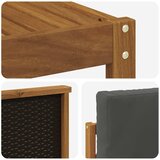  Set vanjskih sofa 7 kom. Prirodna i antracit | shoptok.hr