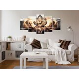  Slika - Buddha Style (5 Parts) Golden Wide 200x100 | shoptok.hr