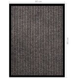  Otirač prugasti bež 60 x 80 cm | shoptok.hr