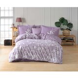  hira v2 - lilac lilac poplin double quilt cover set | ePonuda.com