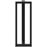  Noge za barski stol T-oblika 2 kom Crne 50x35x(110-111) cm Čelik | shoptok.hr