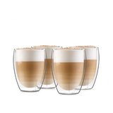 Klarstein Glaswerk Jesolo, termo kozarci z dvojnim steklom, 350 ml, ročno izdelani, borosilikatno steklo | Shoptok.si