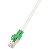 Logilink RJ45 (prekrižan) omrežni kabel CAT 6 S/FTP 3.00 m siva ognjevaren, pletena zaščita, skupna zaščita, brez halogena, dvojno zaščiten, (20416323) | Shoptok.si