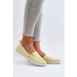 EVENTO Women's Yellow Slip-On Sneakers Adrancia | shoptok.hr