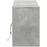 TV ormarić s LED svjetlima boja betona 139,5x34x50 cm drveni | shoptok.hr