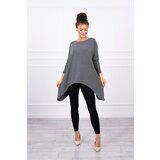 Kesi Oversize blouse in graphite melange | Eponuda.ba