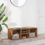  Klupa za spremanje obuće boja staro drvo 105x35x35 cm drvene | Eponuda.ba