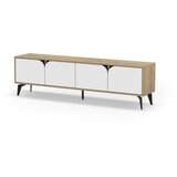Marckeric Bela/v naravni barvi TV omarica v hrastovem dekorju 180x51 cm Nola – | Shoptok.si