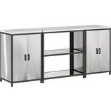  Kuhinjski set za pohranu 3 pcs Srebrno Nehrđajući čelik | shoptok.hr