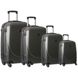 Sazio Set 4 ABS kofera Sanremo tamno siva | ePonuda.com