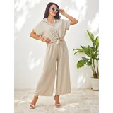 Resti Women's set with a tied short-sleeve shirt and flared pants with rhinestones | shoptok.hr