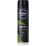 Nivea men deep black carbon amazonia 48H antiperspirant deodorant v spreju 150 ml za moške