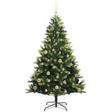  Umjetno rasklopivo božićno drvce 150 LED-a Zelena 150 cm | shoptok.hr