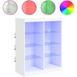 Maison Chic Komoda - Predalnik z LED lučkami bela 81x37x100 cm, (21717525) | Shoptok.si