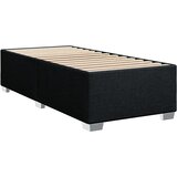  Krevet s oprugama i madracem crni 100 x 200 cm od tkanine | shoptok.hr