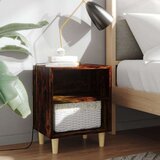  Nočna omarica z nogami 2 kosa dimljeni hrast 40x30x50 cm, (20733305) | Shoptok.si