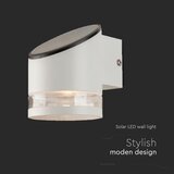  LED solarno zidno svetlo sa senzorom LED/1W/3,7V IP54 3000K 1200 mAh belo | Eponuda.com