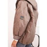 Kesi Włoski Women's quilted jacket with a hood fango | shoptok.hr