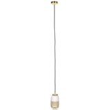 White Label viseča svetilka v zlati barvi s steklenim senčnikom ø 12 cm robin - white label Cene