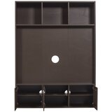 WOOOD Temno rjav TV komplet iz masivnega bora 160x215x40 cm Meggy – | Shoptok.si
