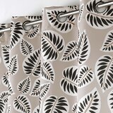 Douceur d intérieur Črna/bež zavesa 140x260 cm Alma – | Shoptok.si