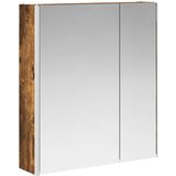  Kupaonski ormar s ogledalom Dimljeni hrast 63,5 x 15,5 x 70 cm | shoptok.hr